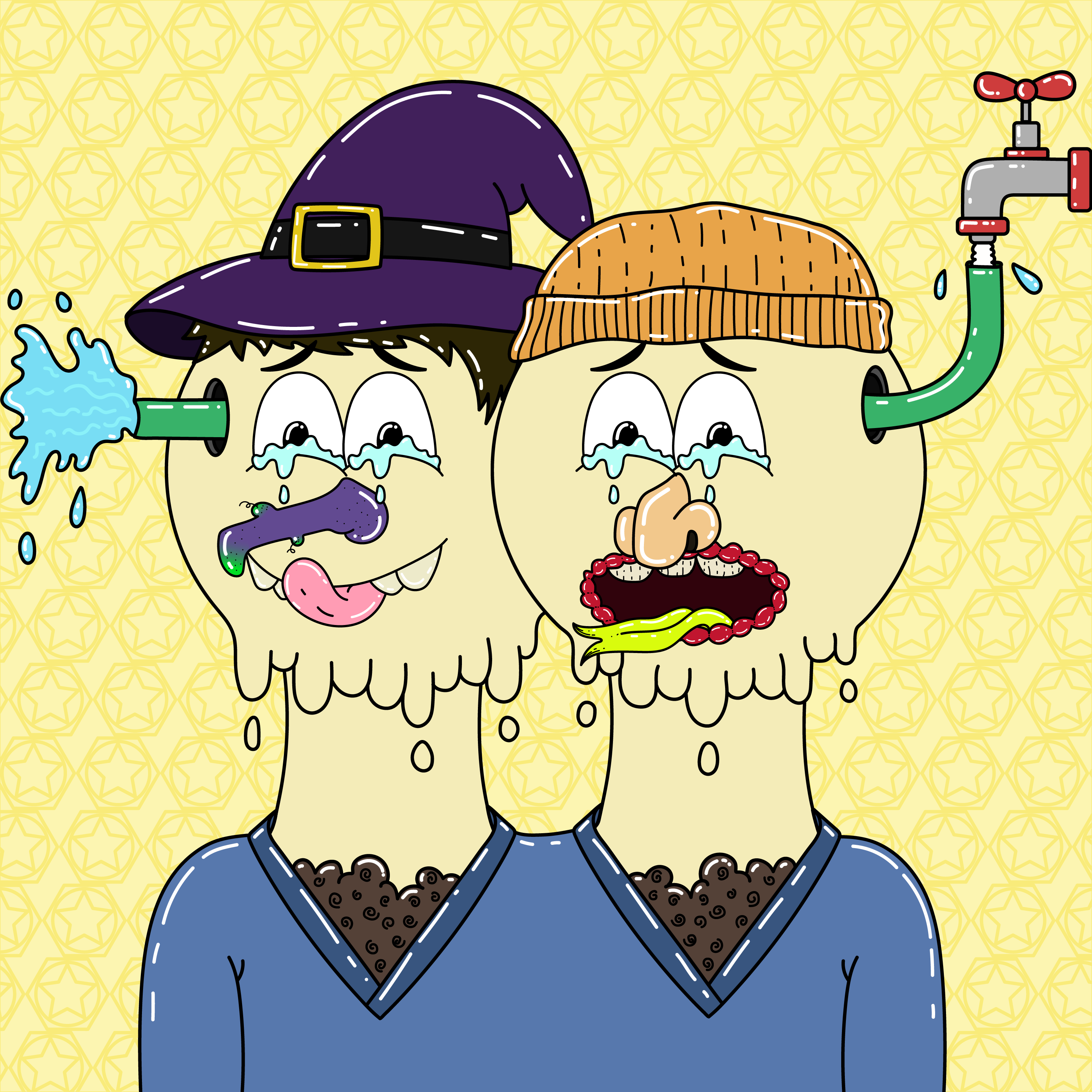 Twin Dripping Balls #511 NFT on Algorand