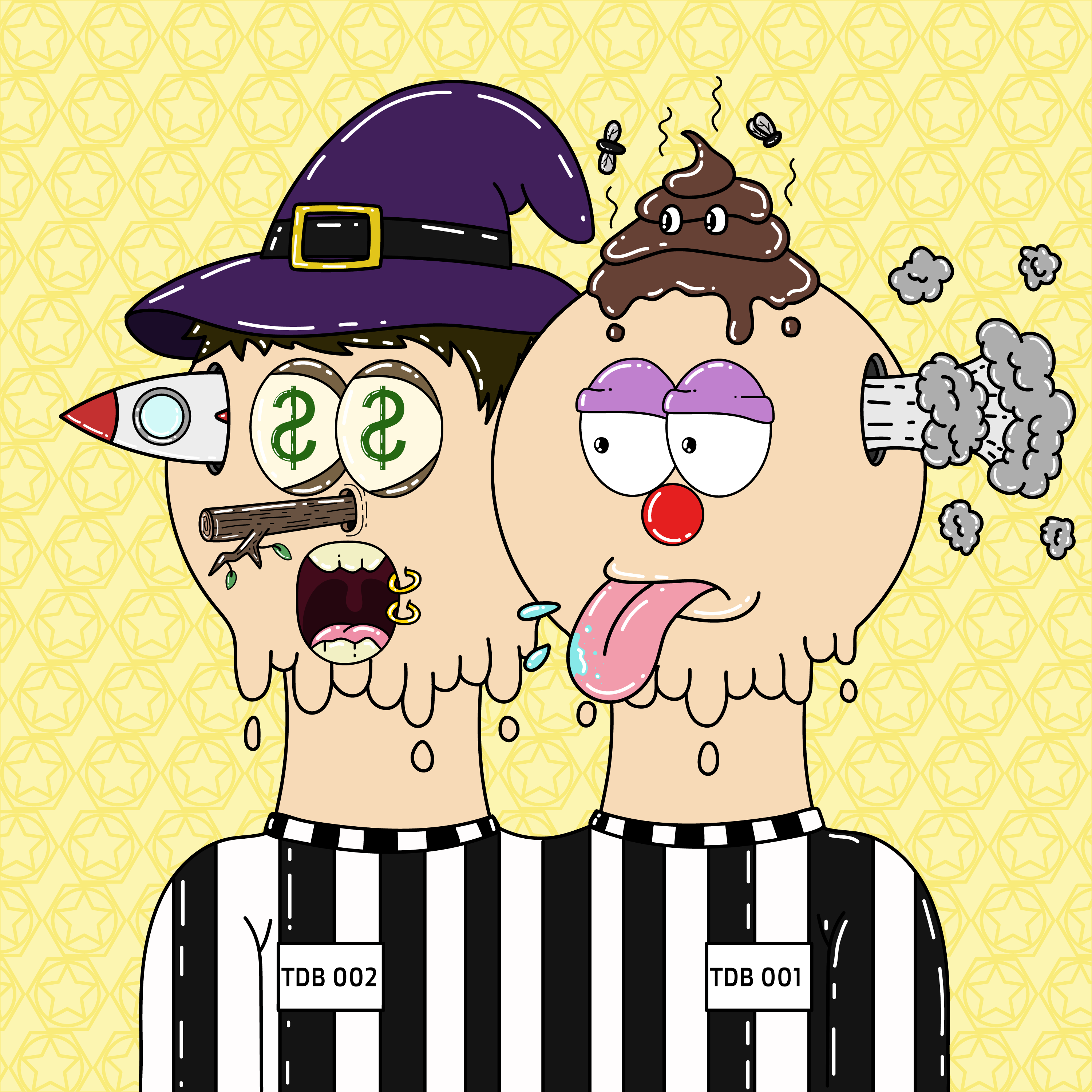 Twin Dripping Balls #520 NFT on Algorand