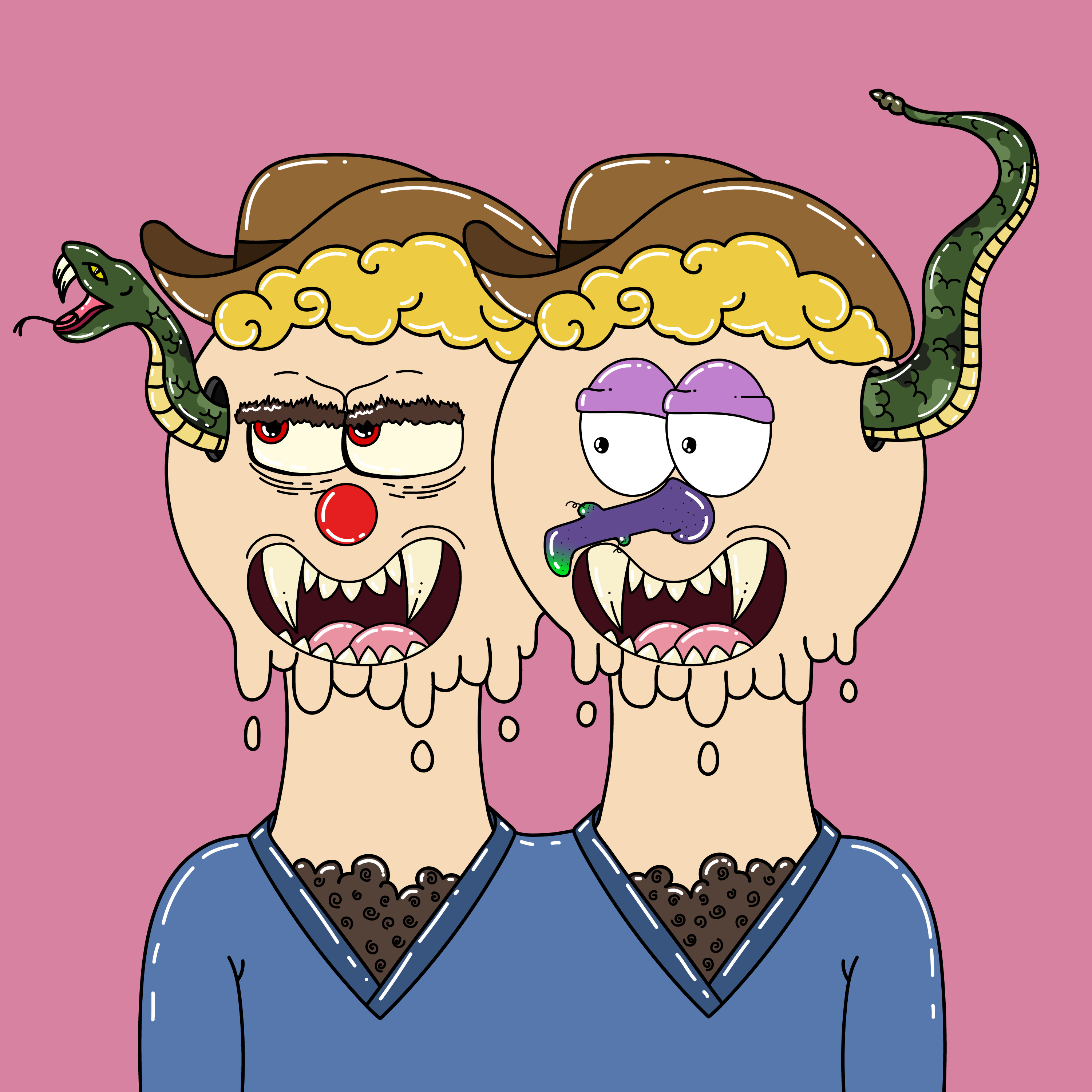 Twin Dripping Balls #524 NFT on Algorand