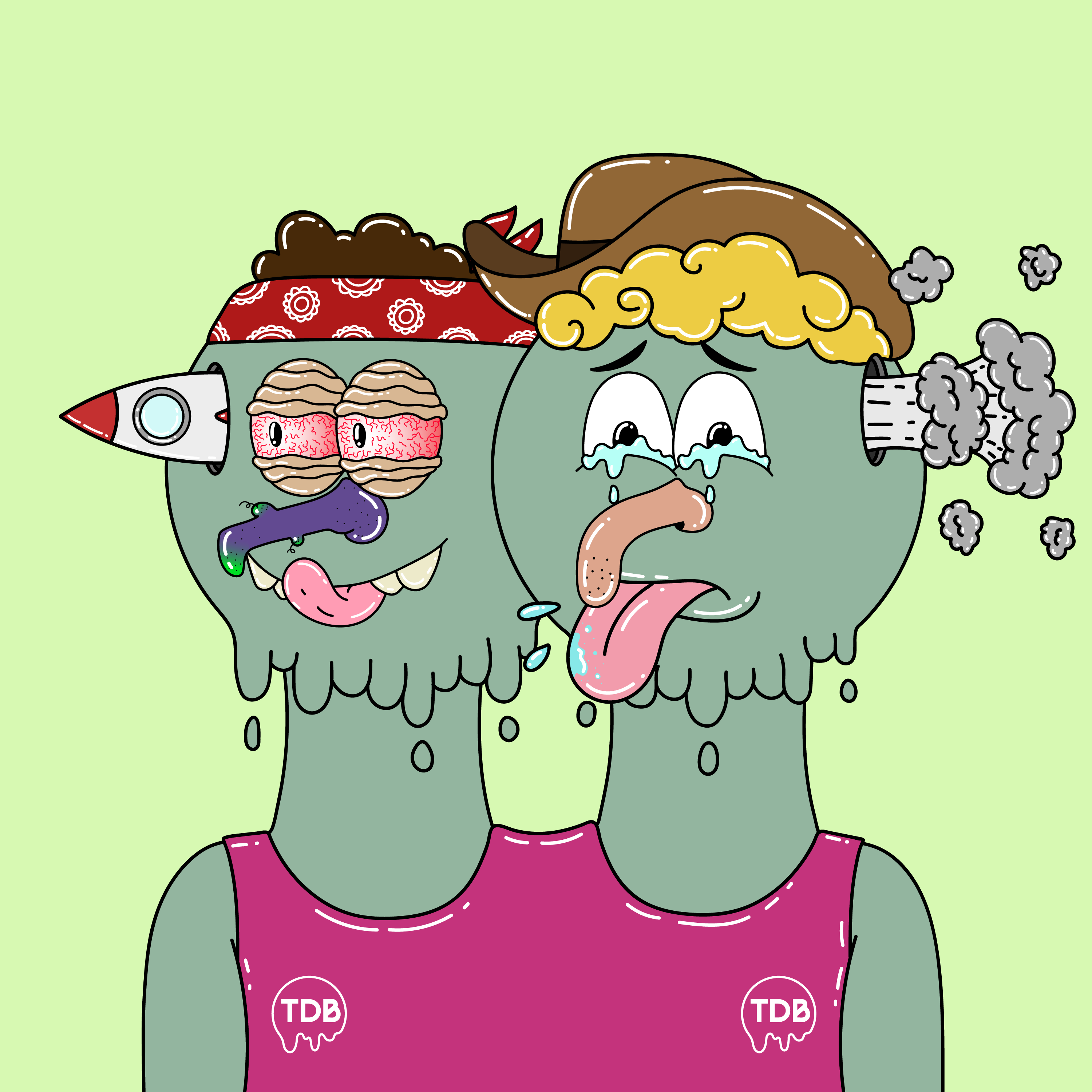 Twin Dripping Balls #529 NFT on Algorand