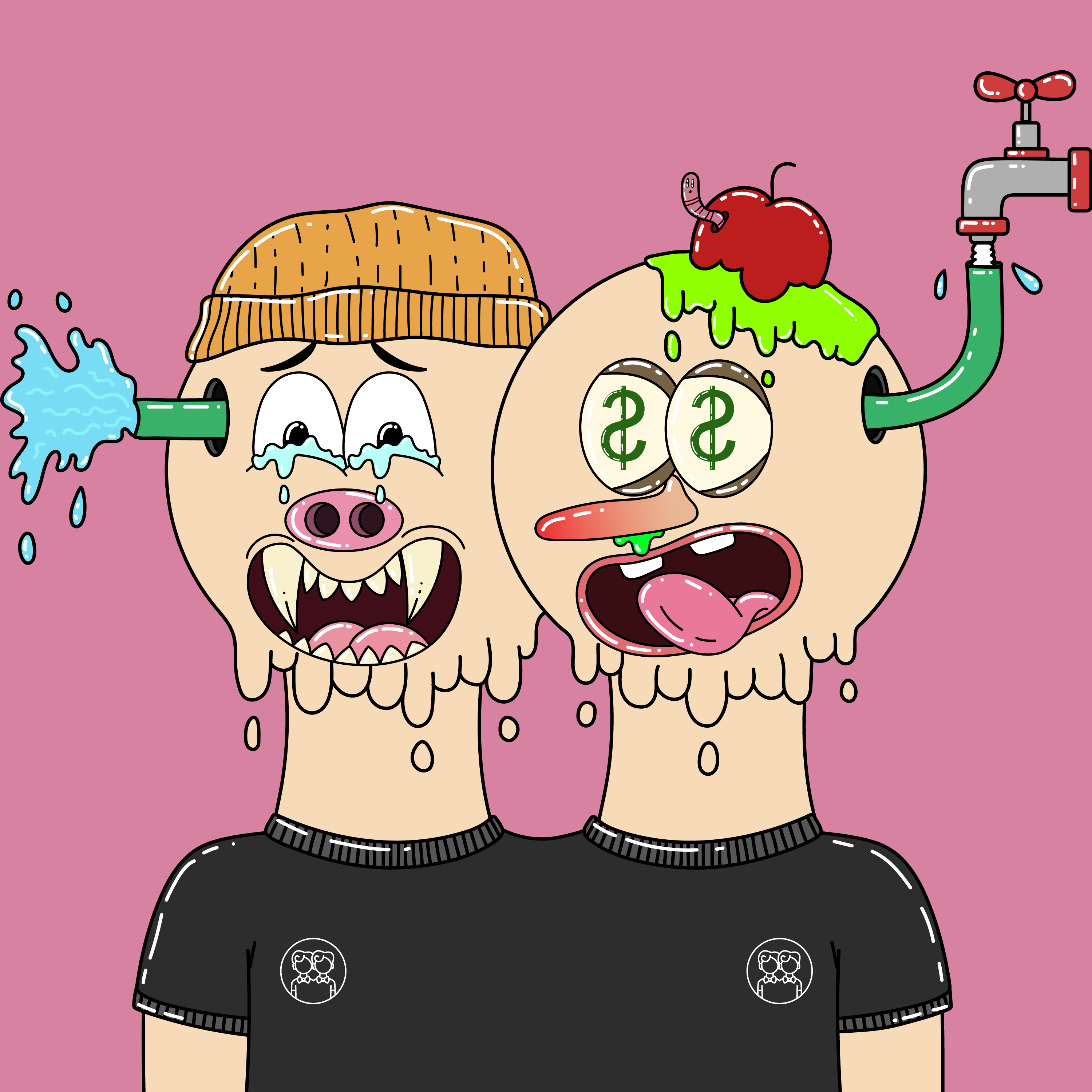 Twin Dripping Balls #532 NFT on Algorand