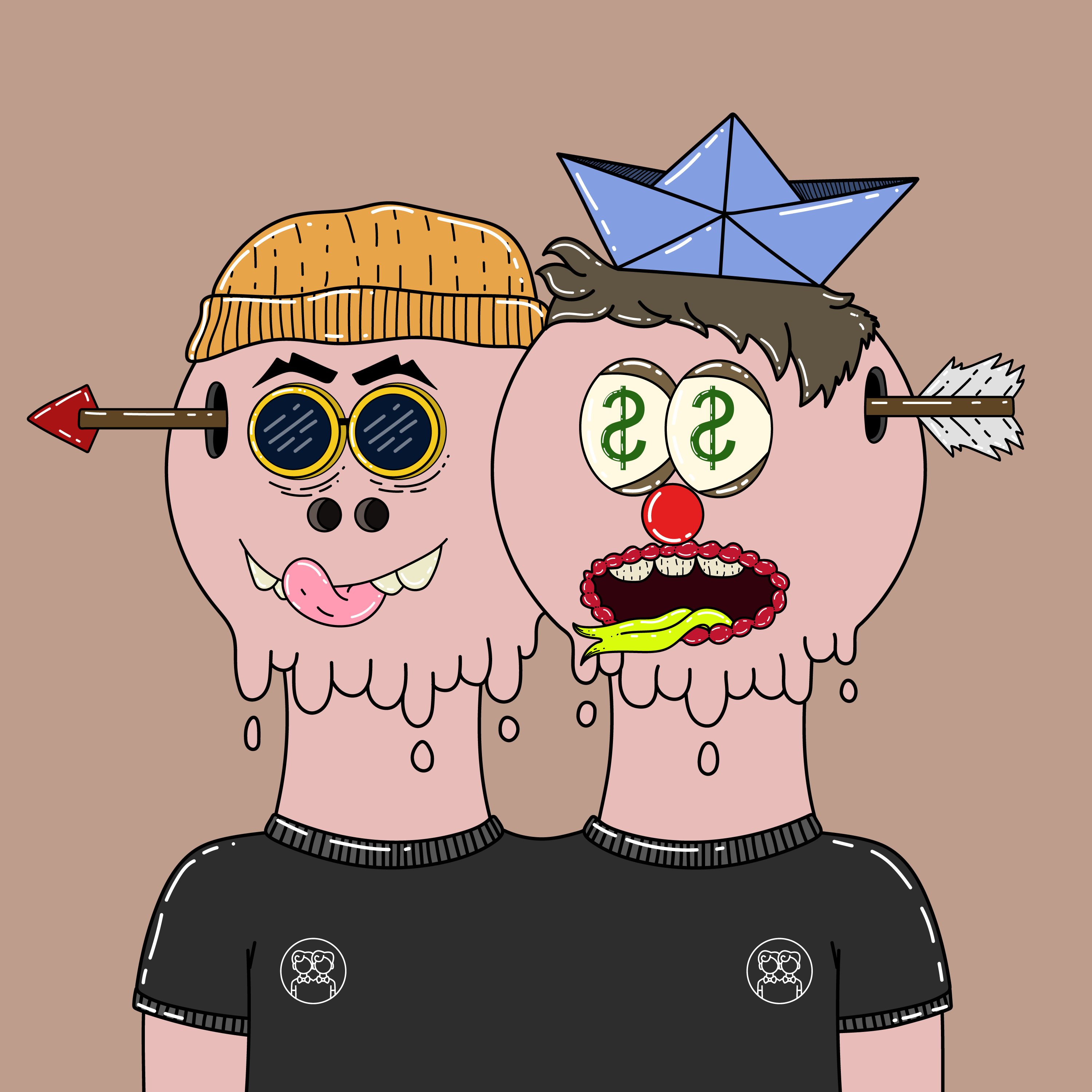 Twin Dripping Balls #539 NFT on Algorand