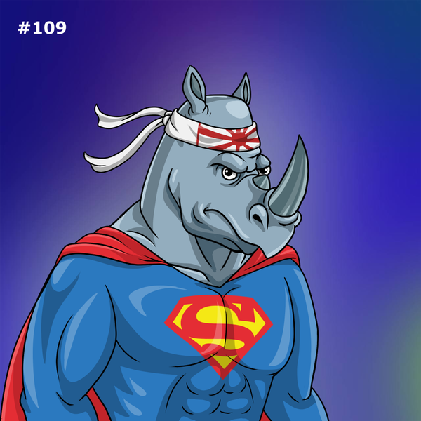 An image of Rowdy Rhino #109