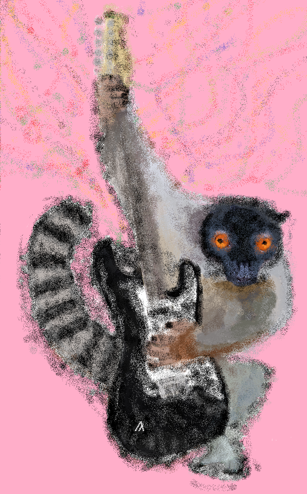Guitar Lemur 01 NFT on Algorand