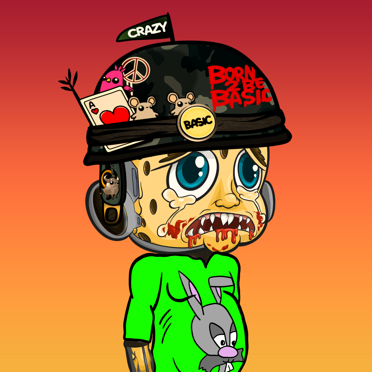 CRAZY CLONE 485 NFT on Algorand