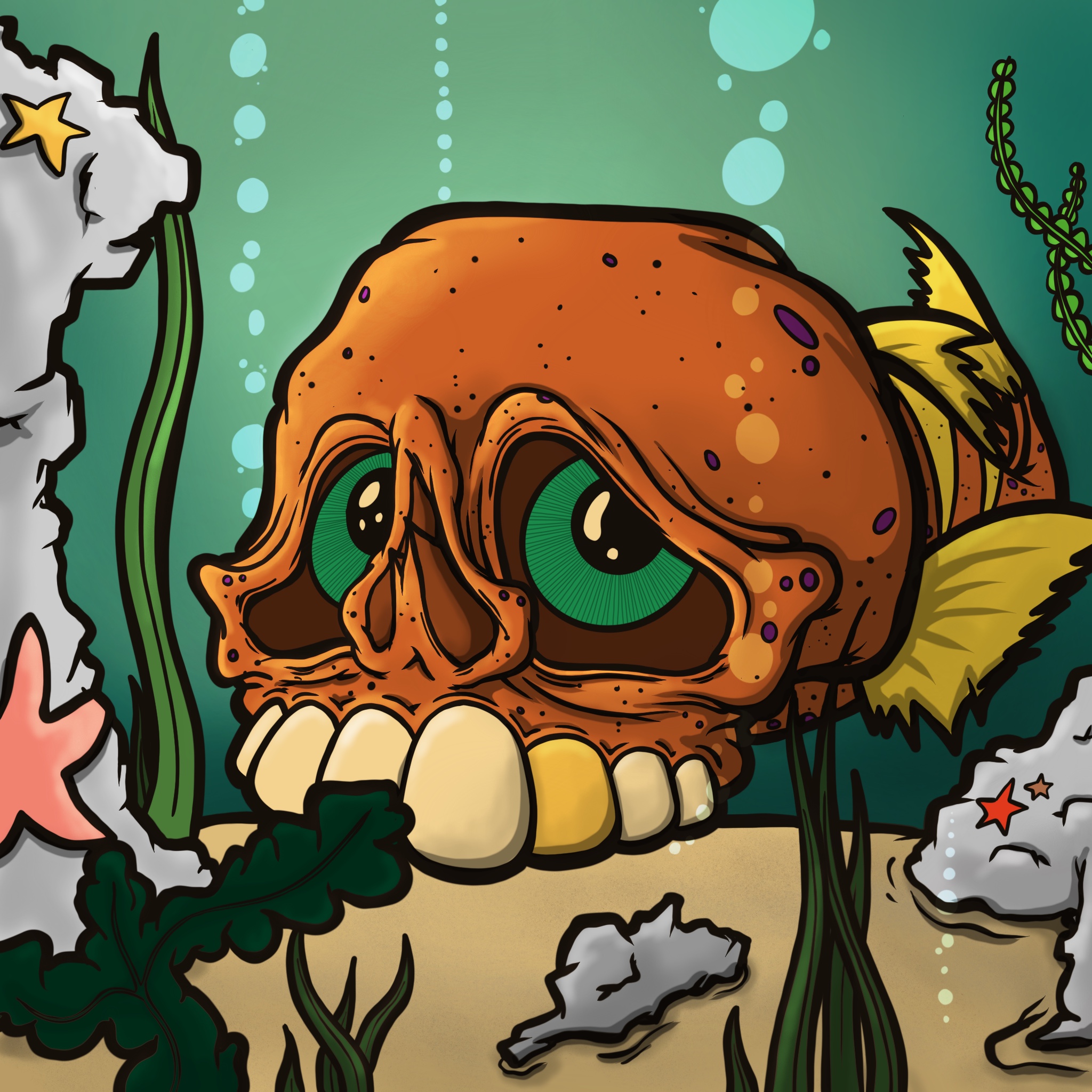 Magical Skullie #51 NFT on Algorand