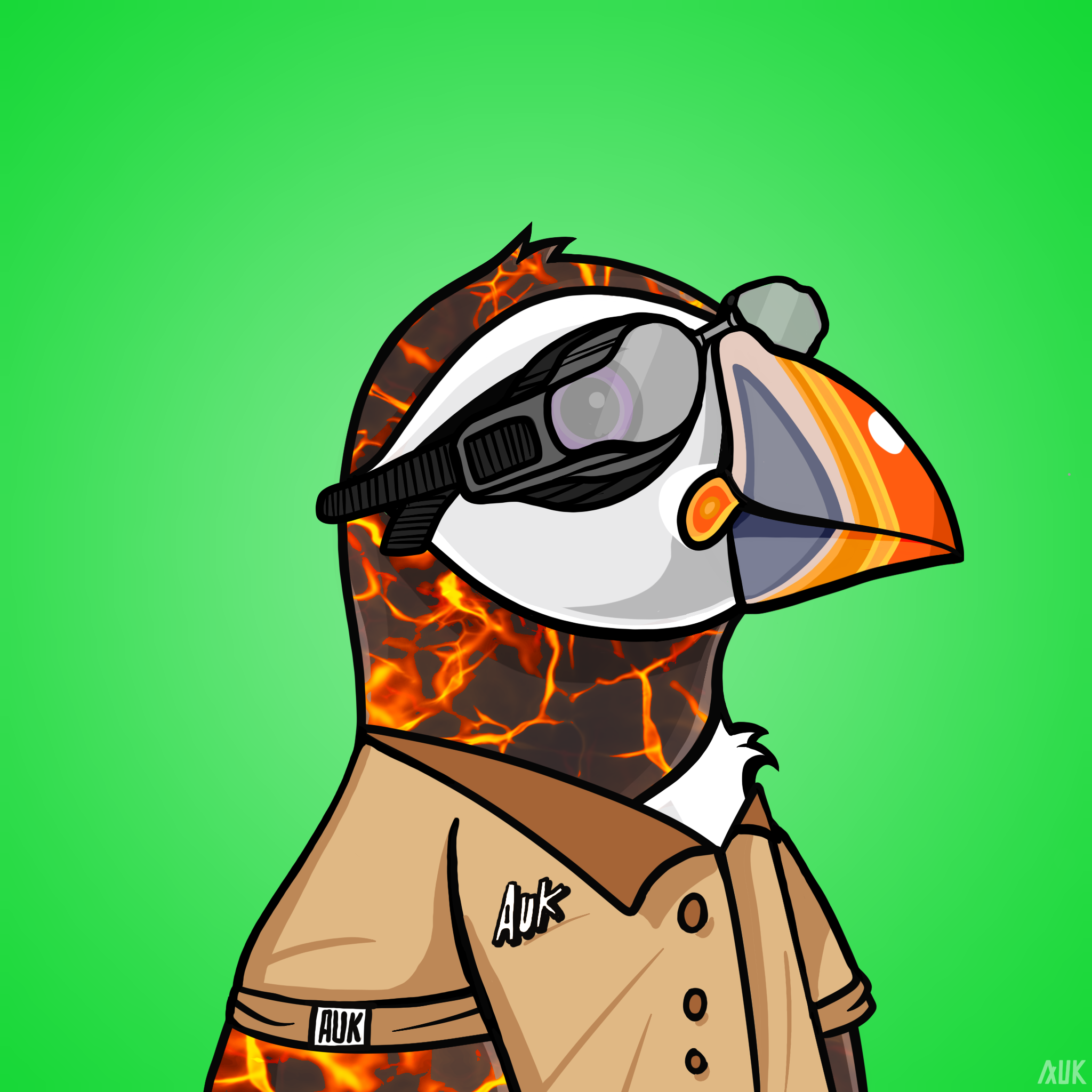 Poppin Puffins #8324 NFT on Algorand