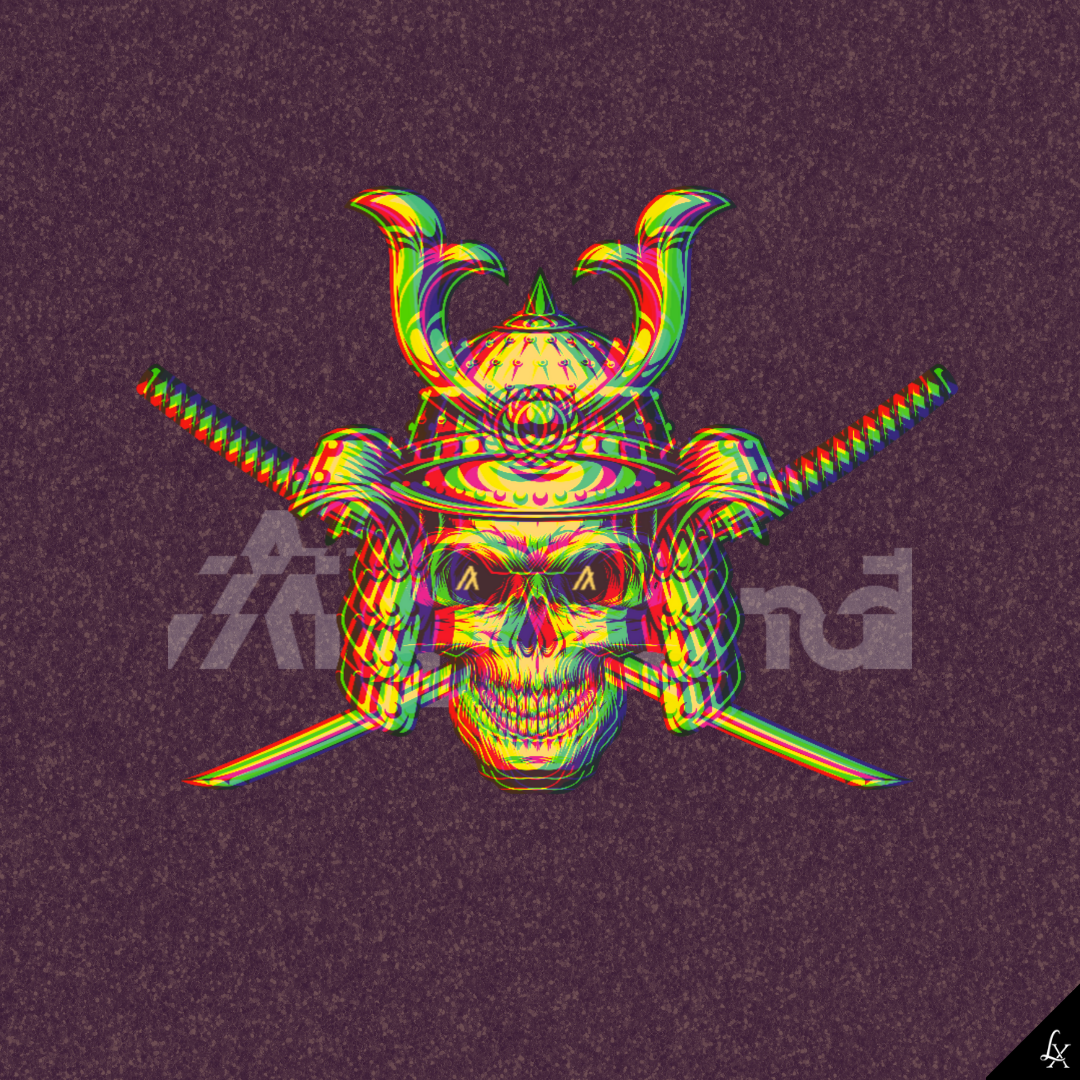 Linx Golden Samurai Skull #006 NFT on Algorand