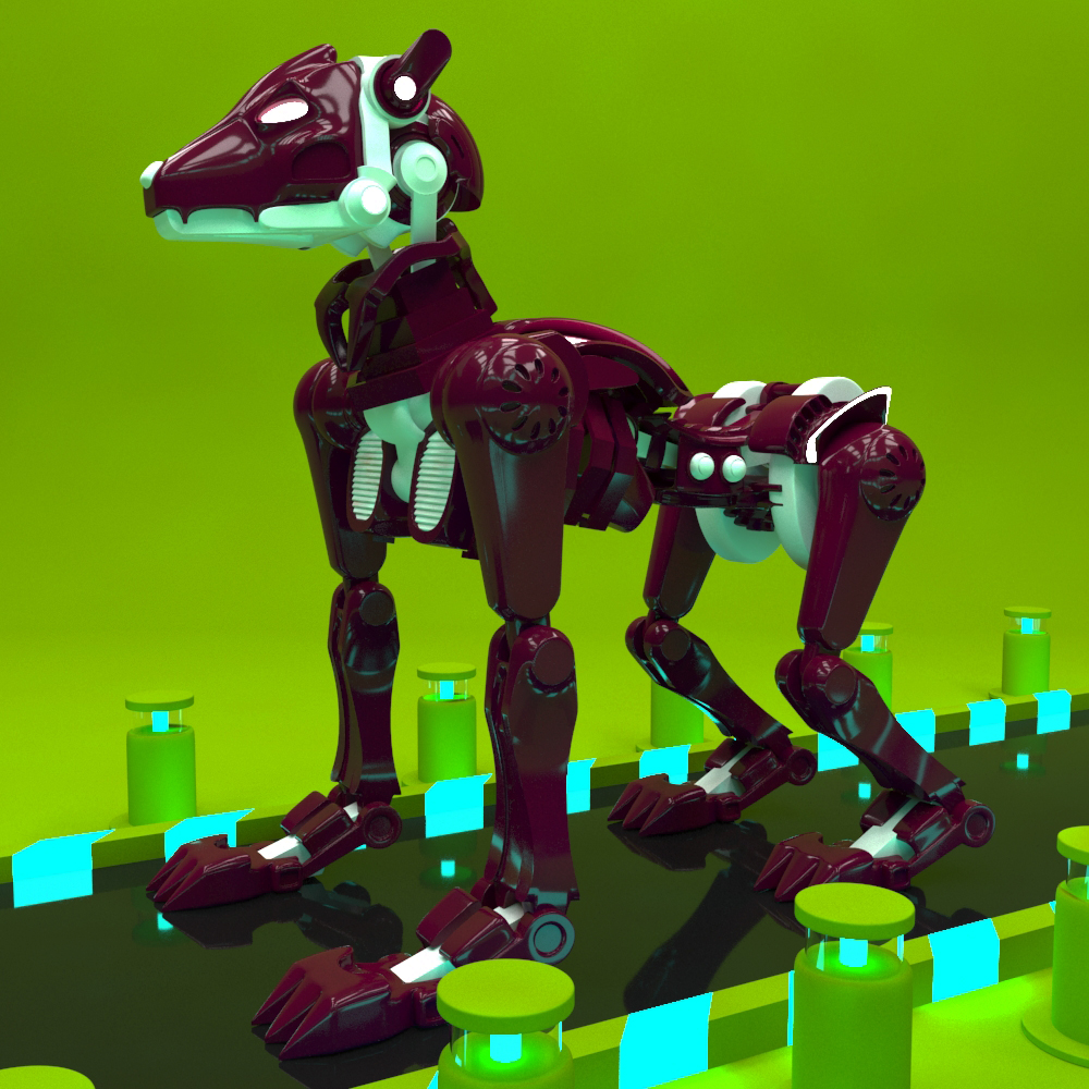 Cyborg Dog#15 NFT on Algorand