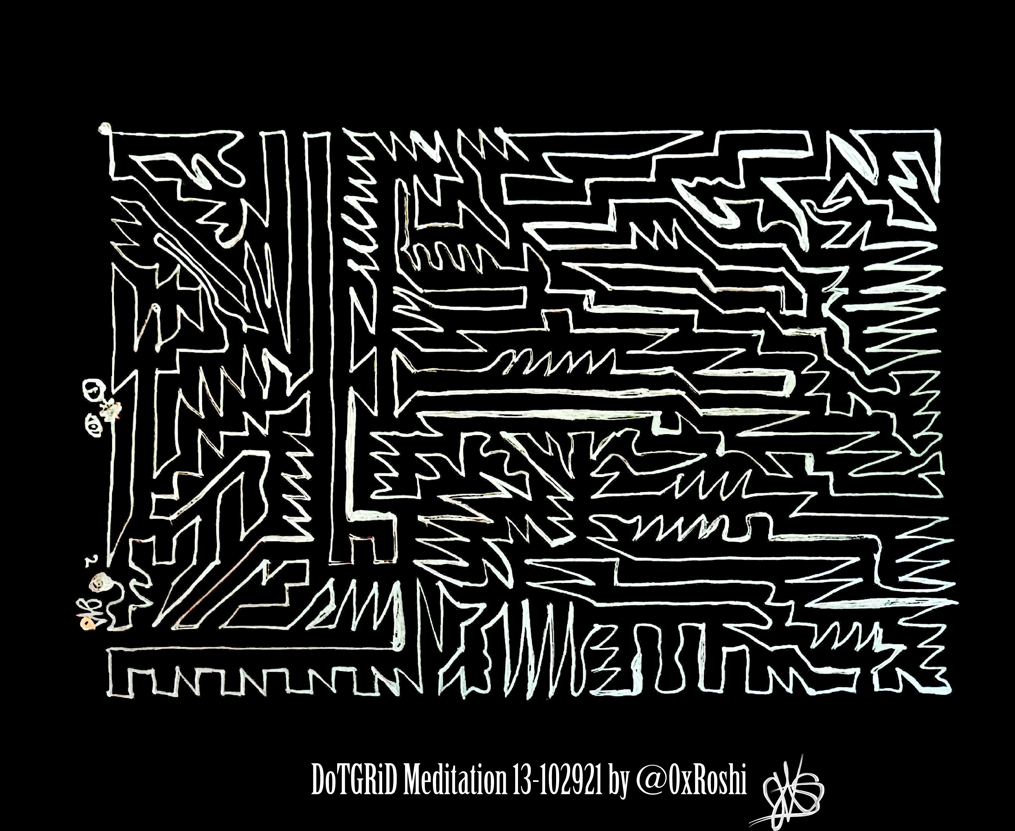 DoTGRiD Meditation 13-102921 NFT on Algorand