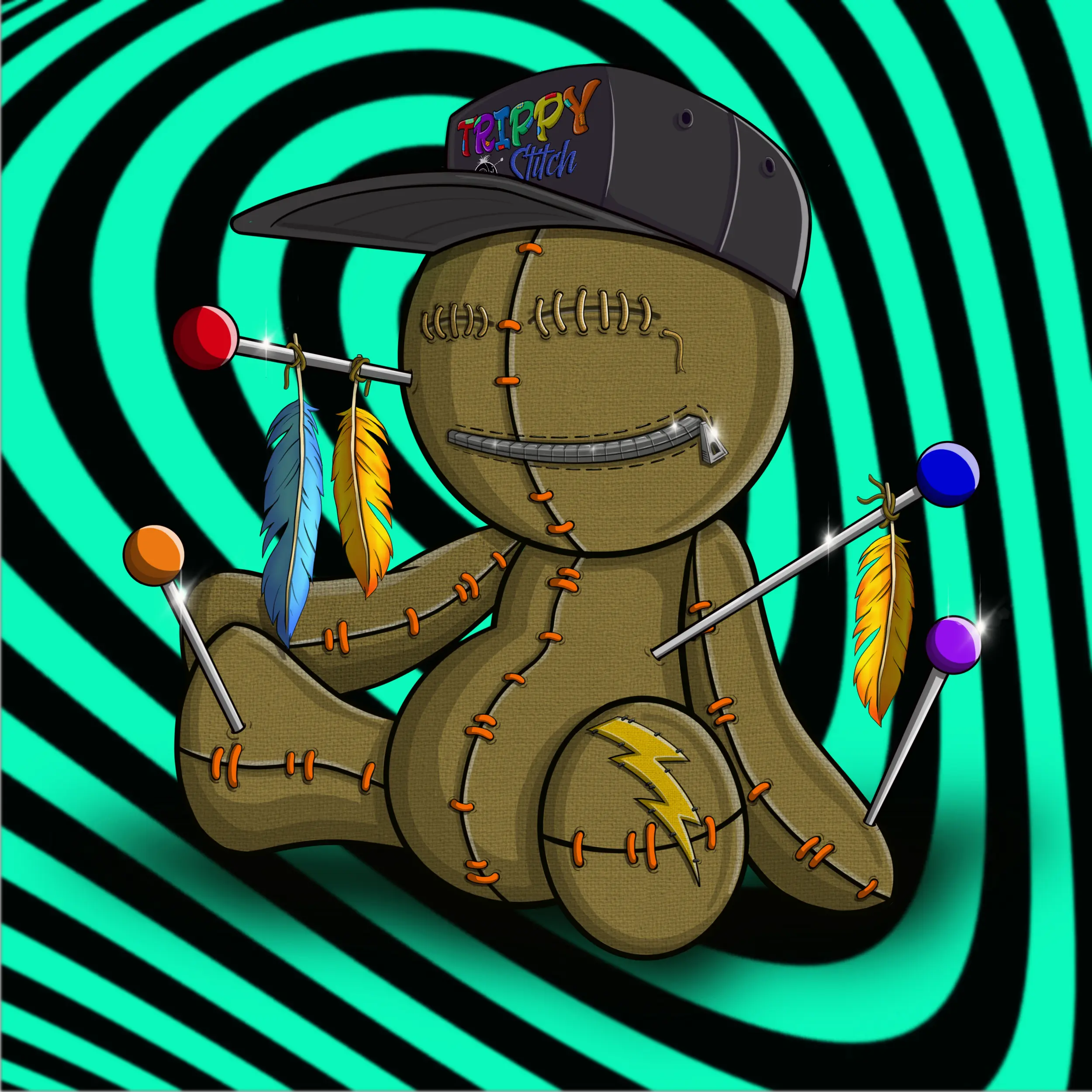 Trippy Stitch #142 NFT on Algorand