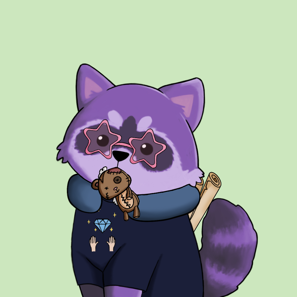 Raccoon #90 NFT on Algorand