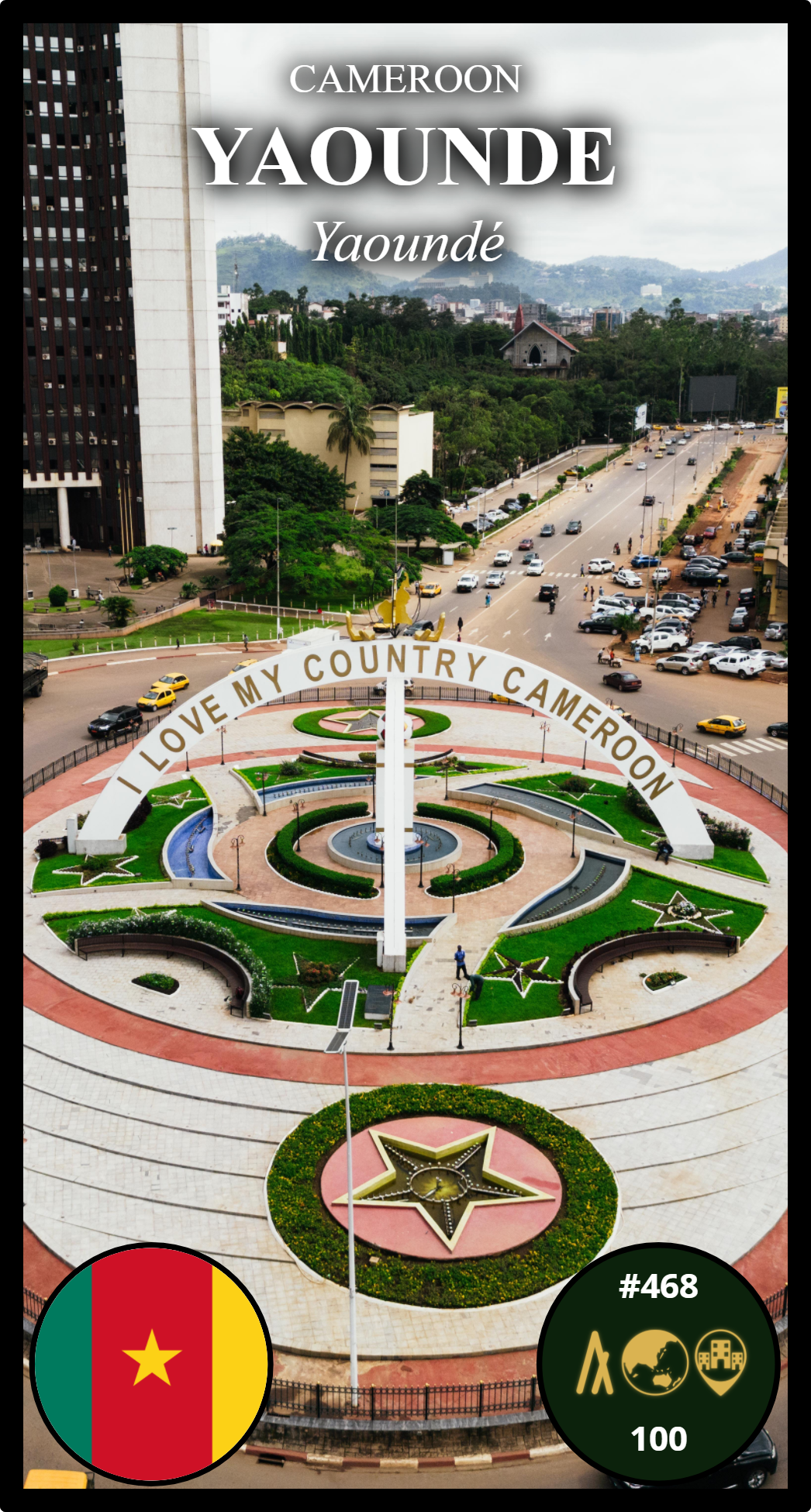 AWC #468 - Yaounde, Cameroon NFT on Algorand