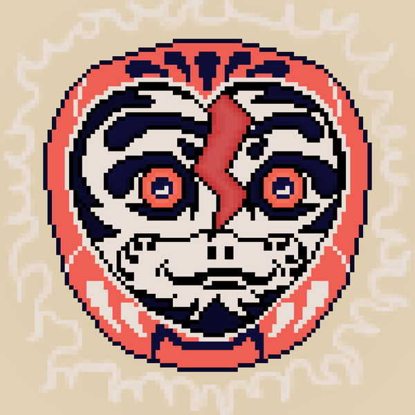 Image of Broken Hearts Club Daruma Doll