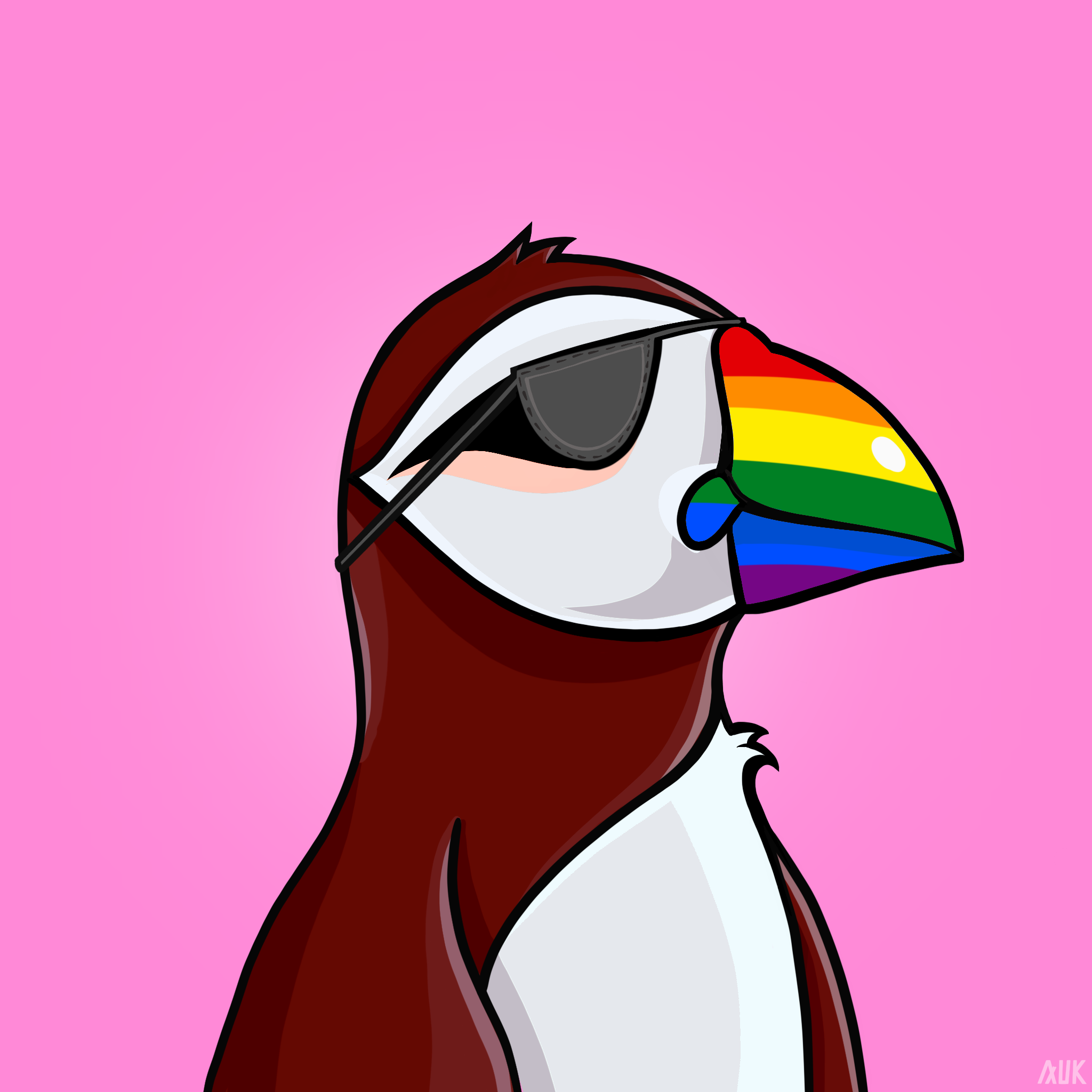Poppin Puffins #7863 NFT on Algorand