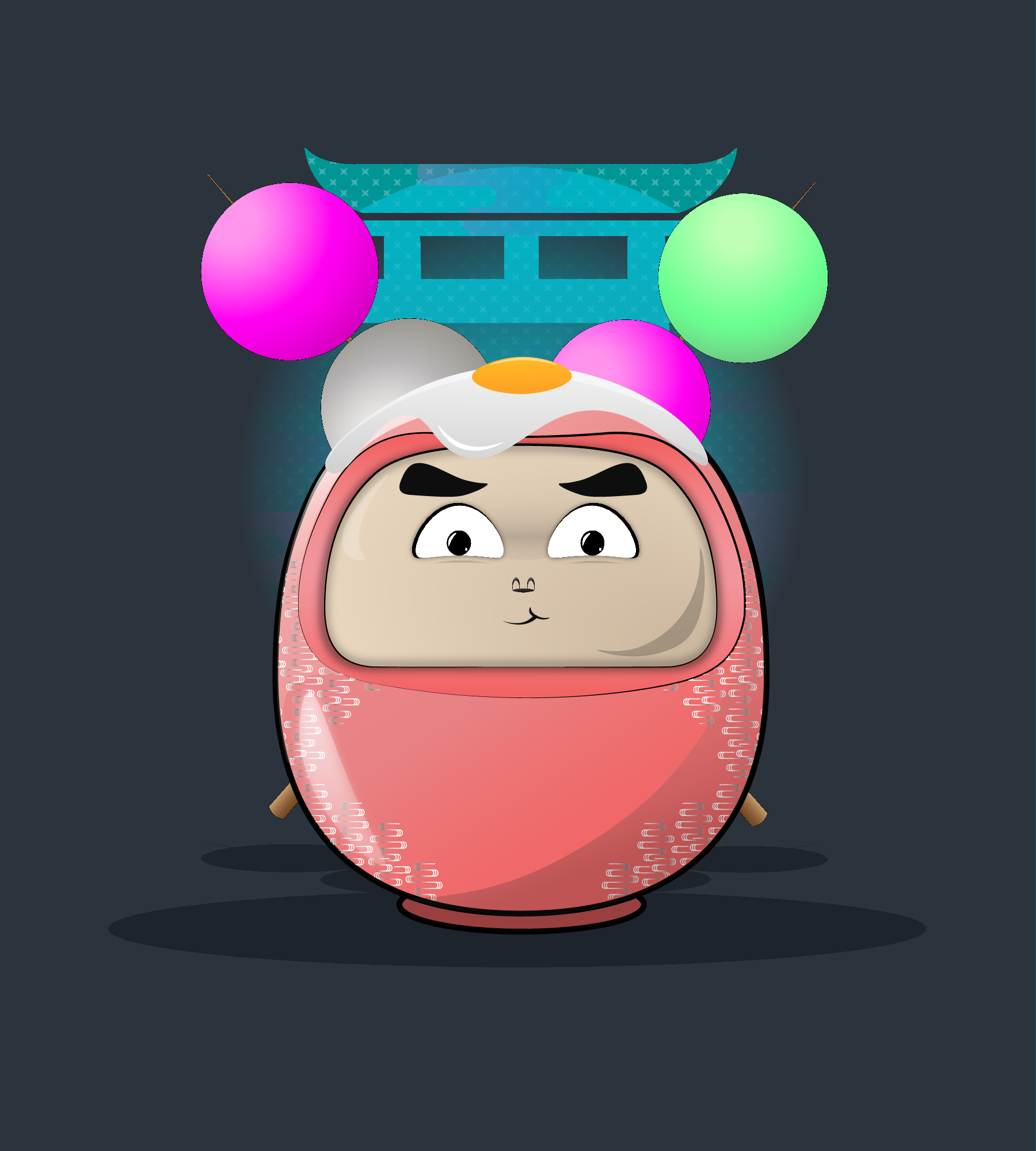 AlgoDaruma #0694 NFT on Algorand
