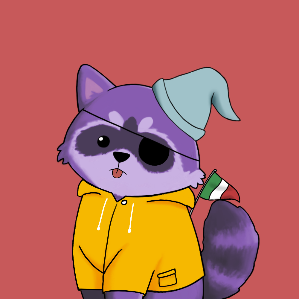 Raccoon #284 NFT on Algorand