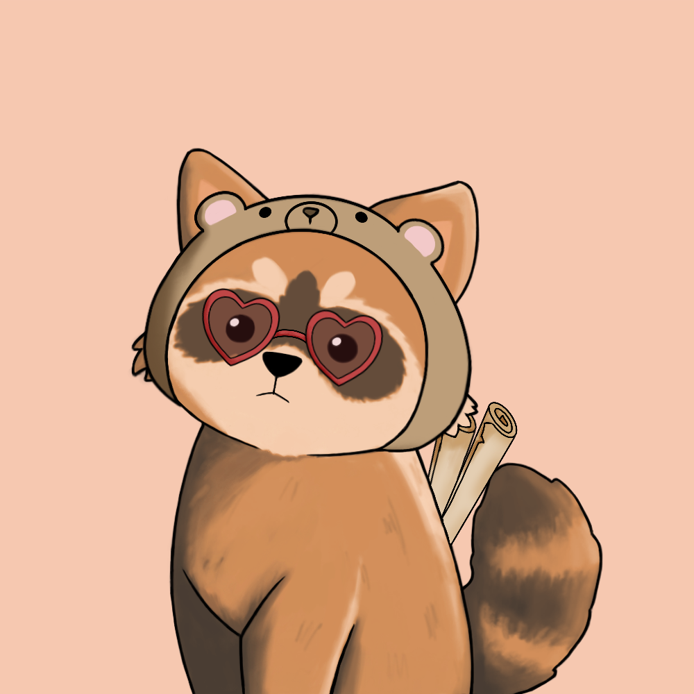 Raccoon #461 NFT on Algorand