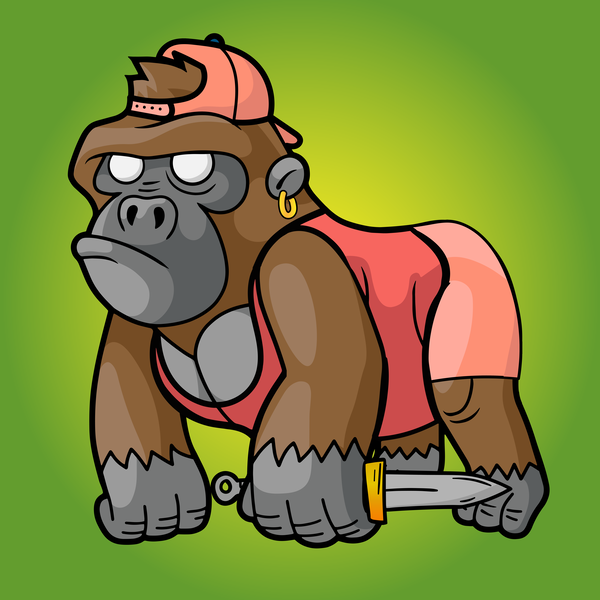 An image of Smooth Brain Gorilla #19