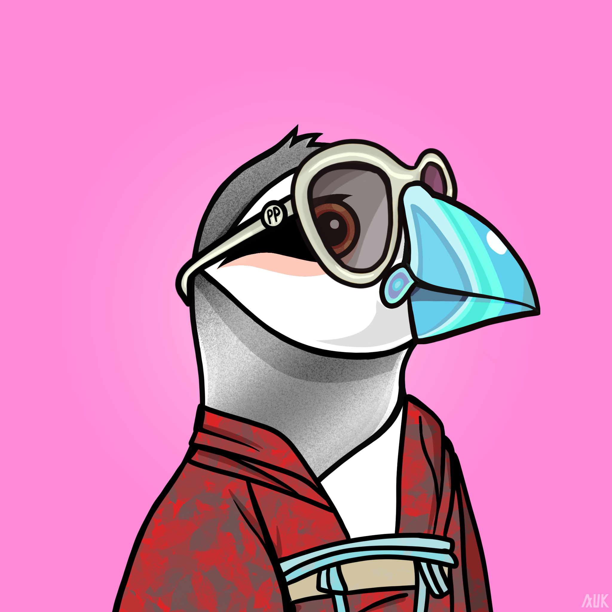 Poppin Puffins #9633 NFT on Algorand