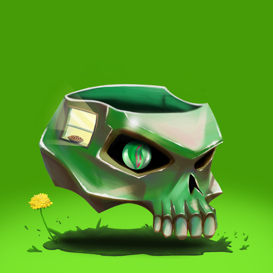 AlgoSkull #320 NFT on Algorand