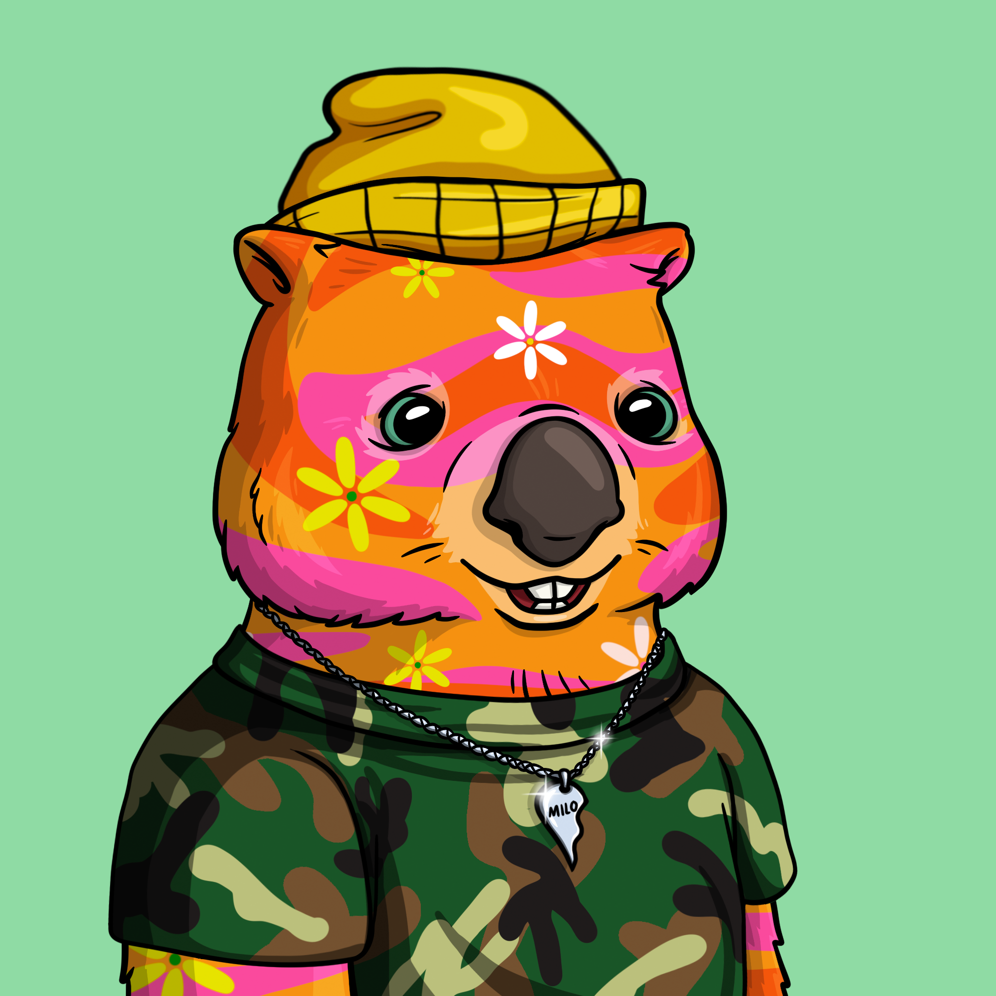Wildlife Warrior Wombat #515 NFT on Algorand