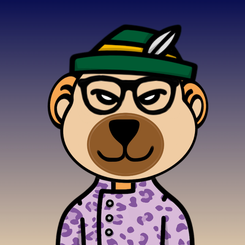 Weird Bear #100 NFT on Algorand