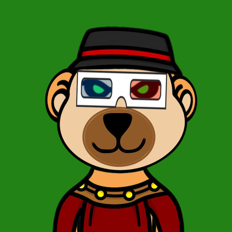 Weird Bear #1008 NFT on Algorand