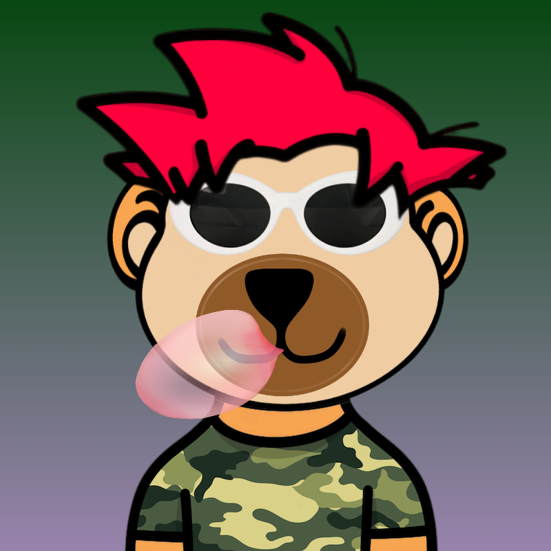 Weird Bear #1054 NFT on Algorand