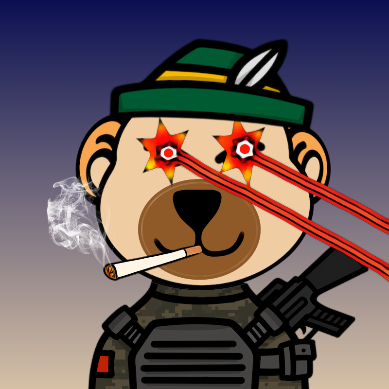 Weird Bear #1197 NFT on Algorand