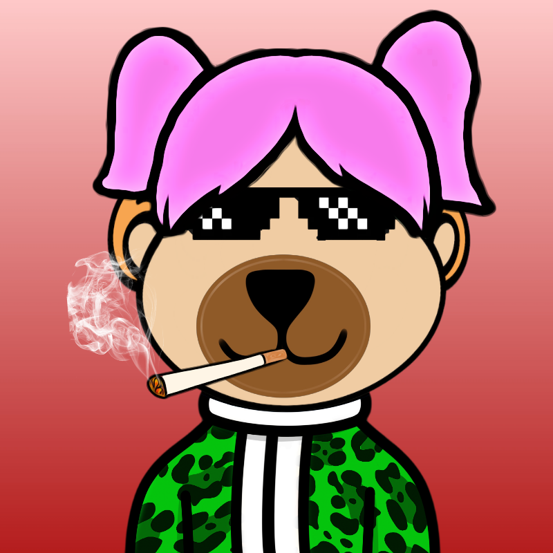 Weird Bear #1225 NFT on Algorand