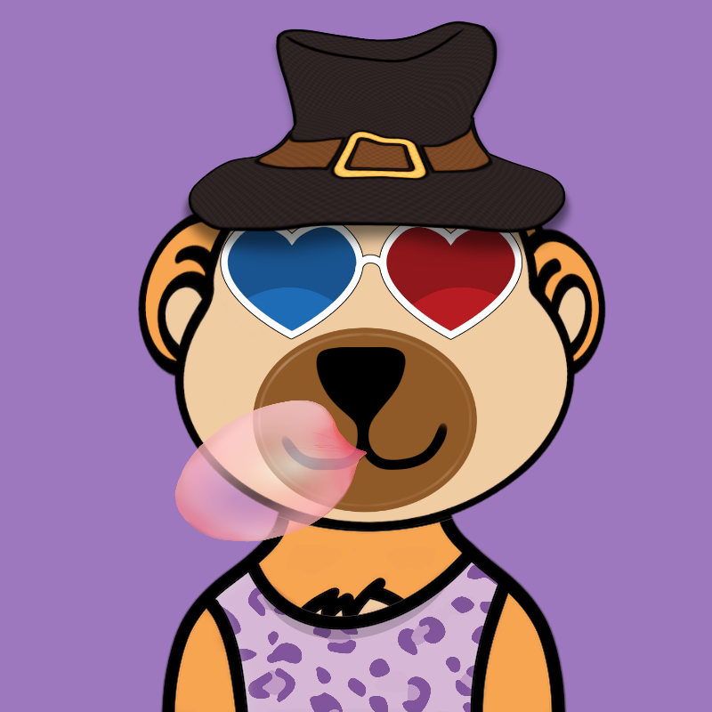 Weird Bear #1341 NFT on Algorand