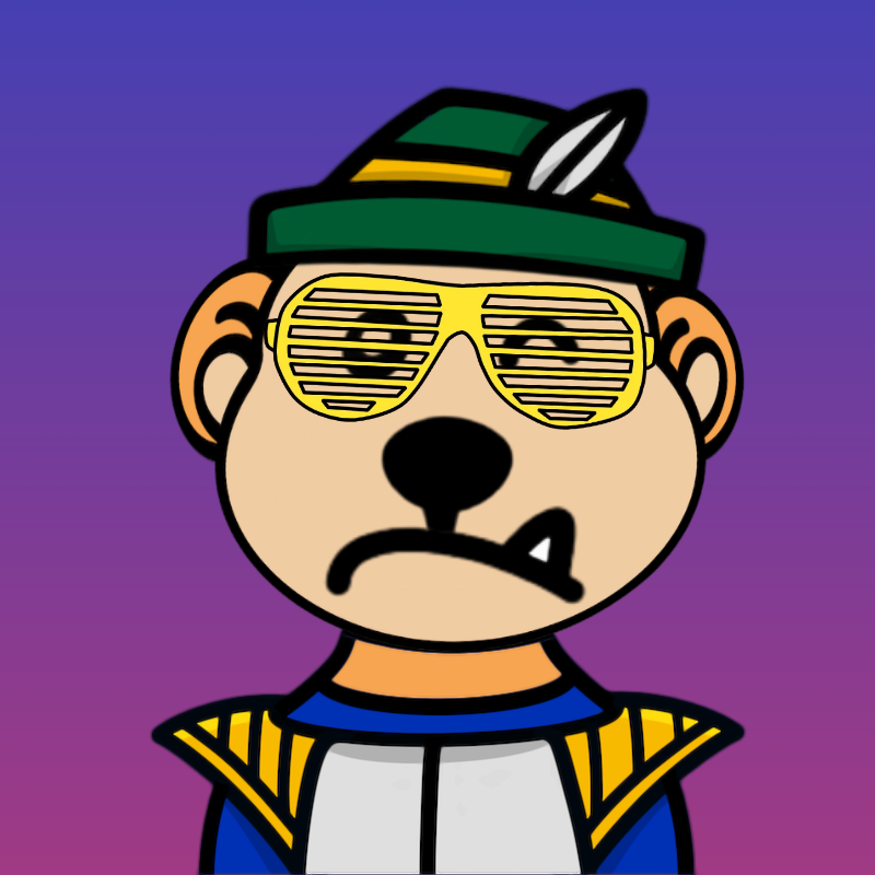 Weird Bear #1351 NFT on Algorand