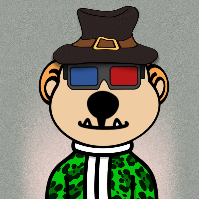 Weird Bear #1372 NFT on Algorand