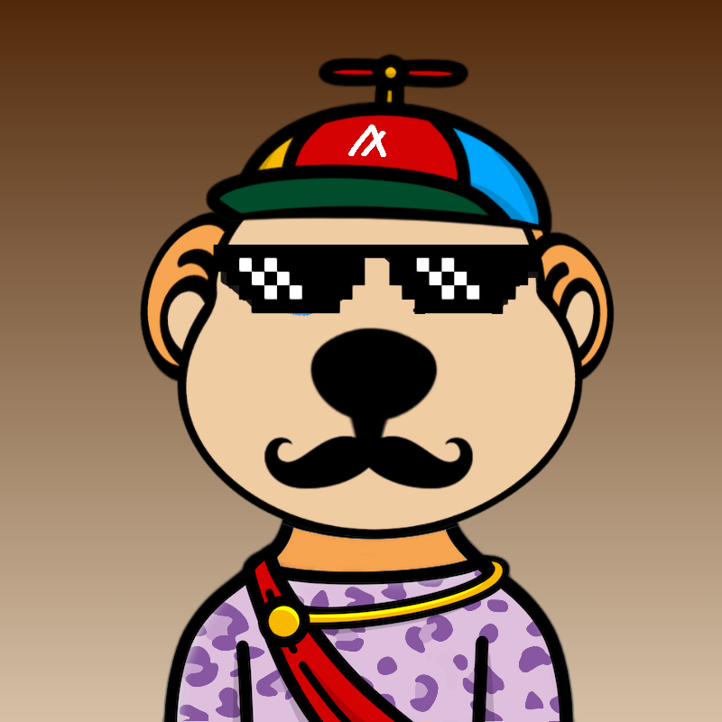 Weird Bear #1458 NFT on Algorand