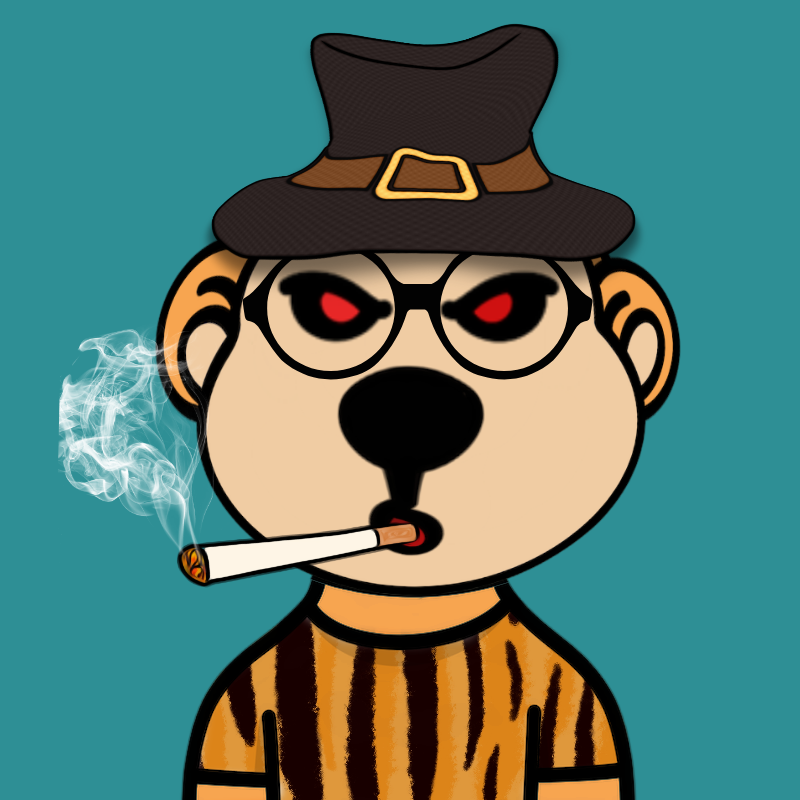 Weird Bear #1640 NFT on Algorand