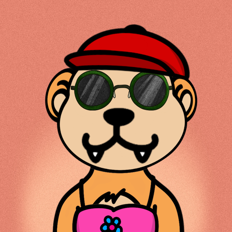 Weird Bear #1696 NFT on Algorand