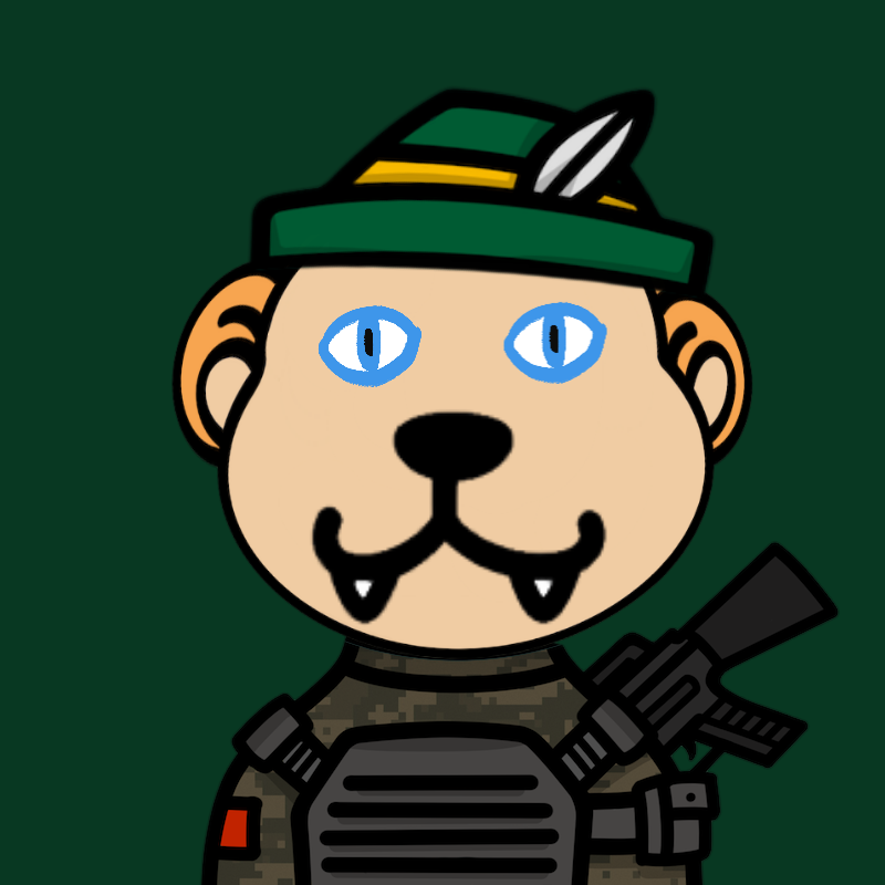 Weird Bear #1707 NFT on Algorand