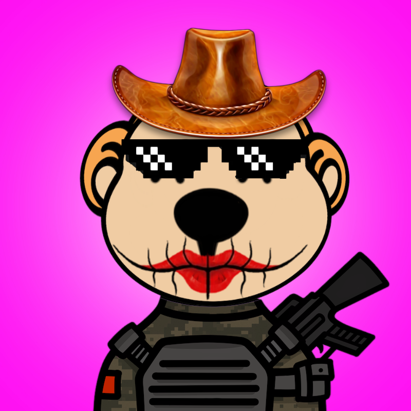 Weird Bear #1854 NFT on Algorand