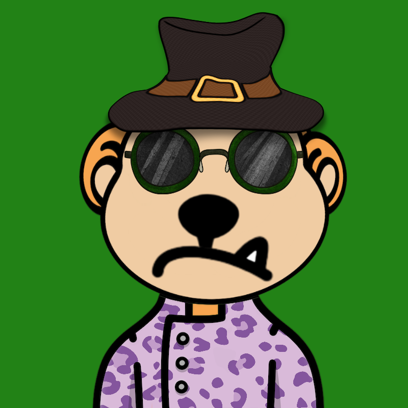 Weird Bear #222 NFT on Algorand