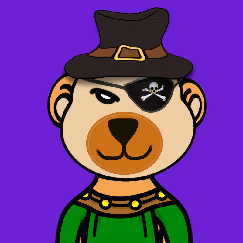 Weird Bear #642 NFT on Algorand