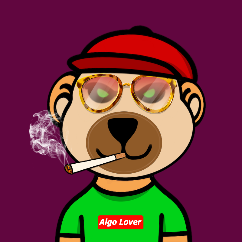 Weird Bear #676 NFT on Algorand