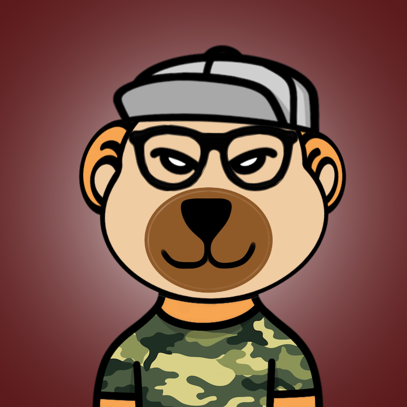 Weird Bear #733 NFT on Algorand