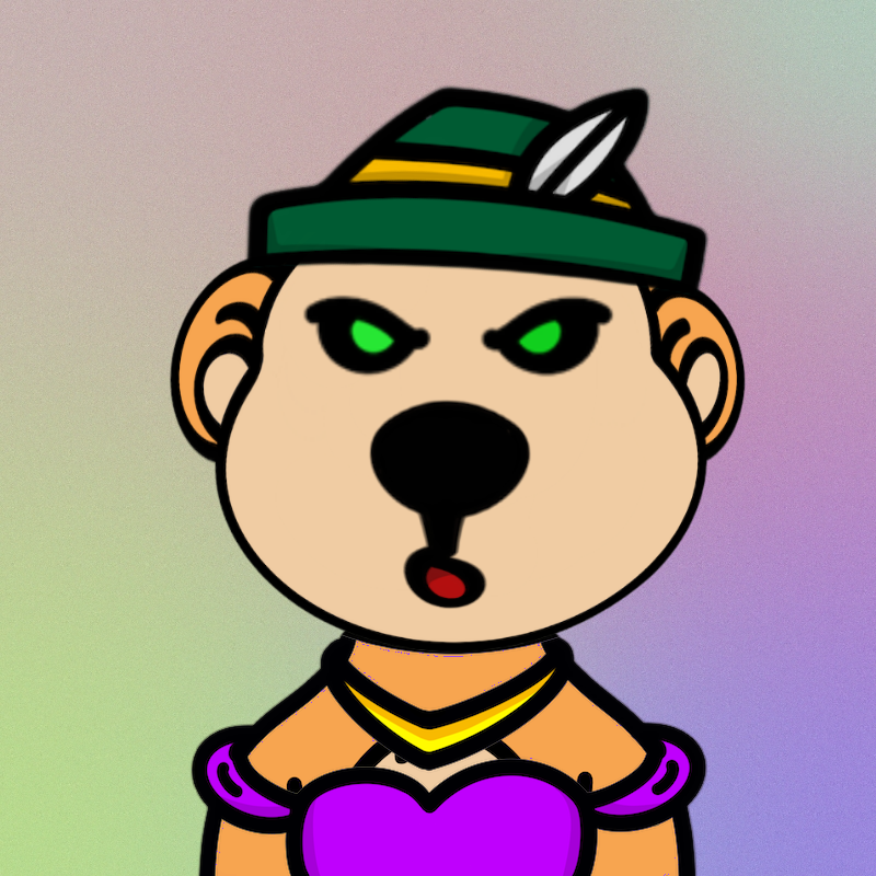 Weird Bear #842 NFT on Algorand