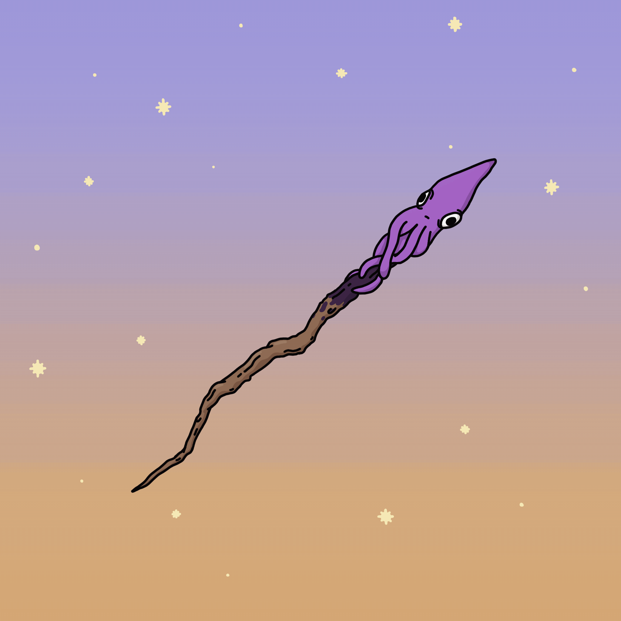 Squid Scepter NFT on Algorand