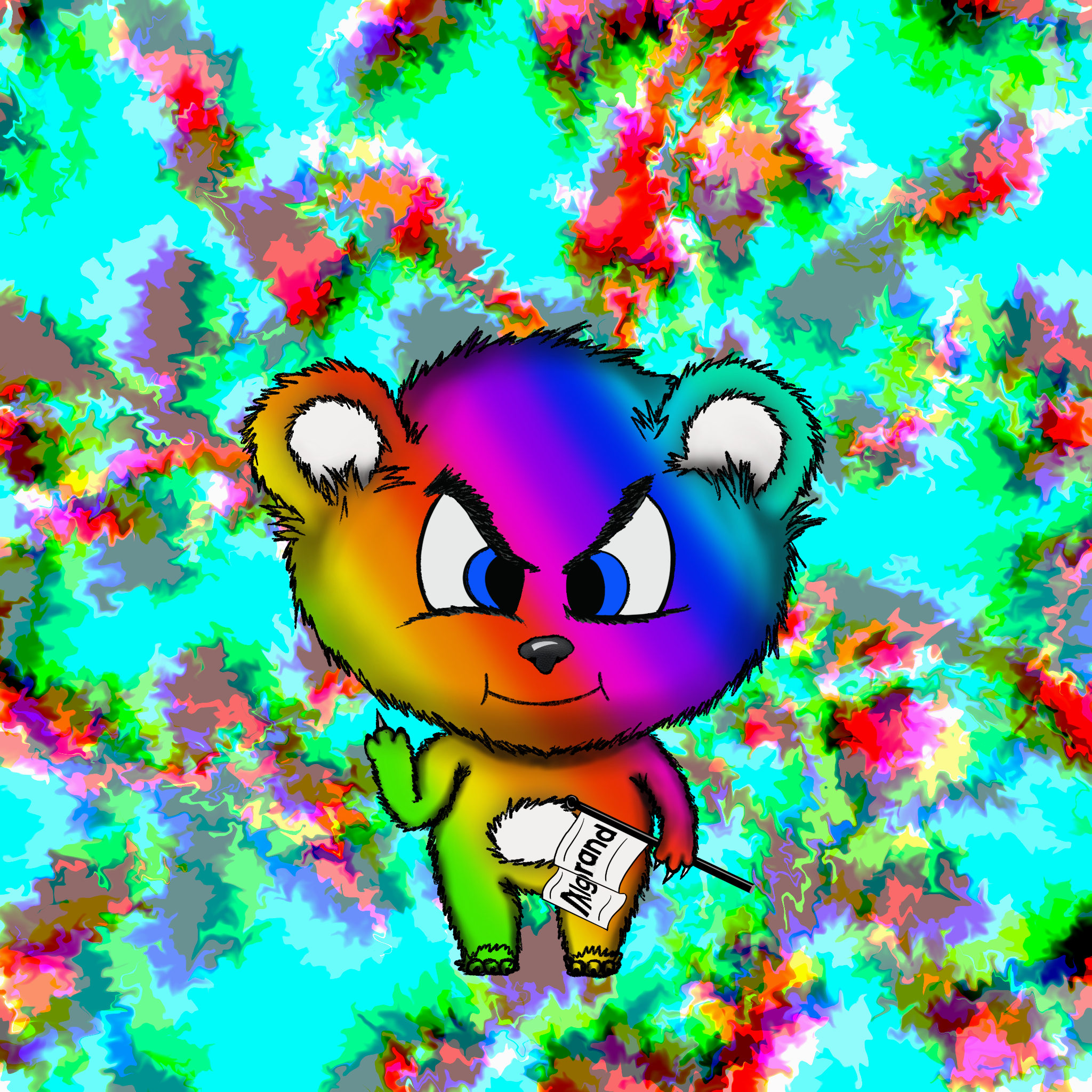 Sketchy Bears #384 NFT on Algorand