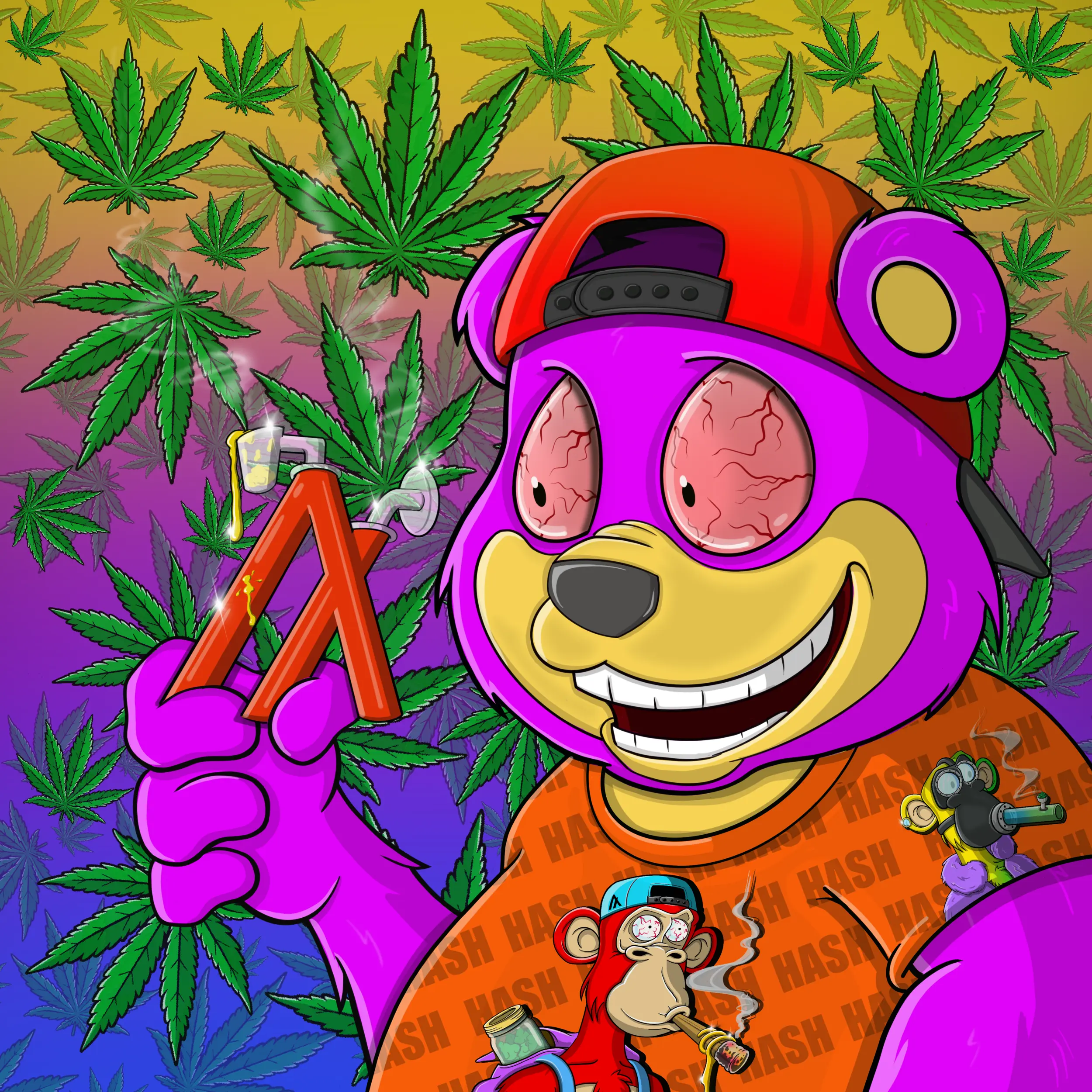 Burnin Bears #147 NFT on Algorand