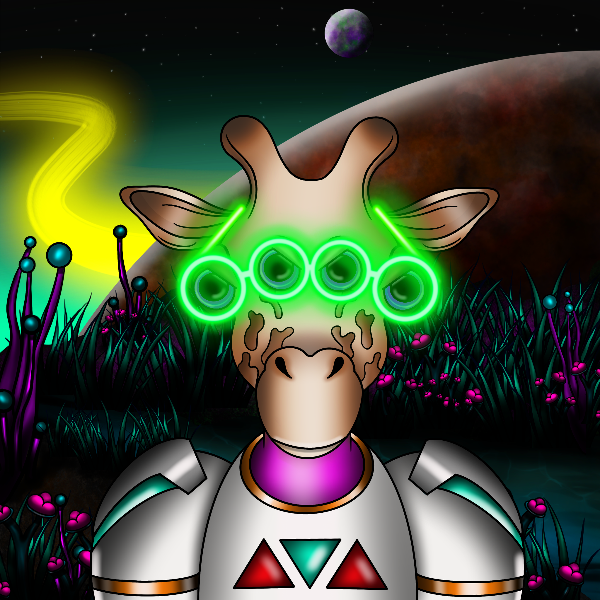 Cool Giraffe Gen2 #022 NFT on Algorand