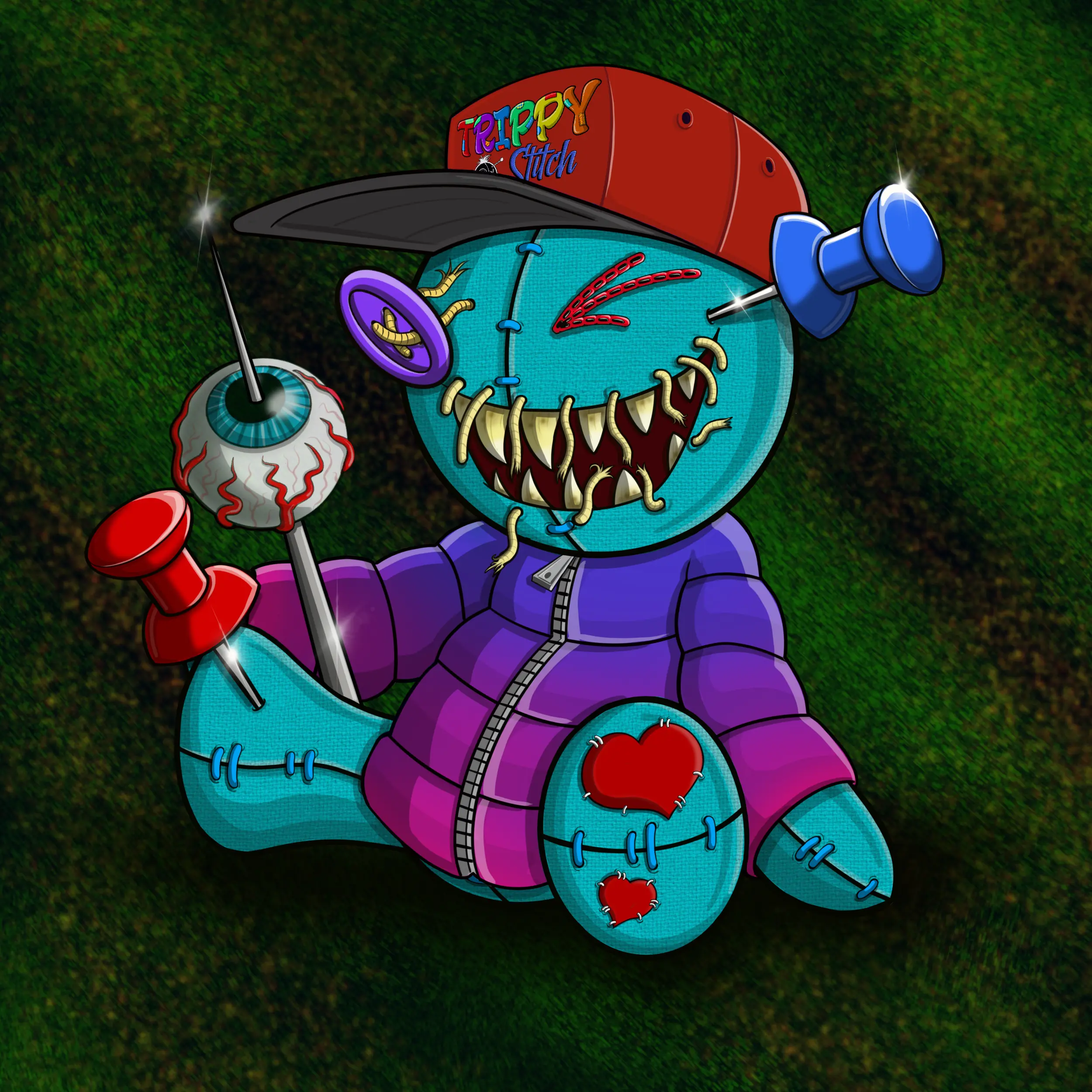 Trippy Stitch #629 NFT on Algorand