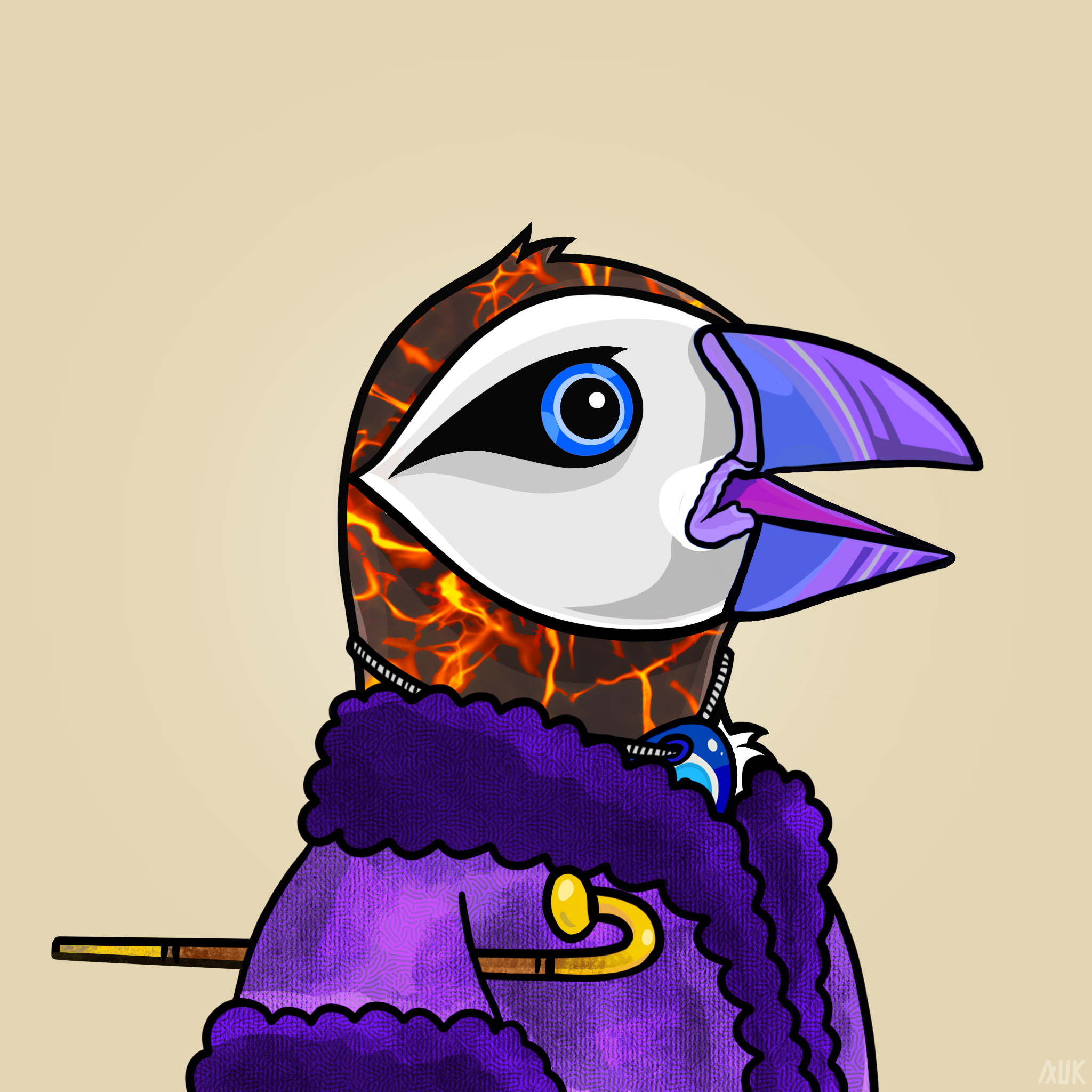 Poppin Puffins #9611 NFT on Algorand